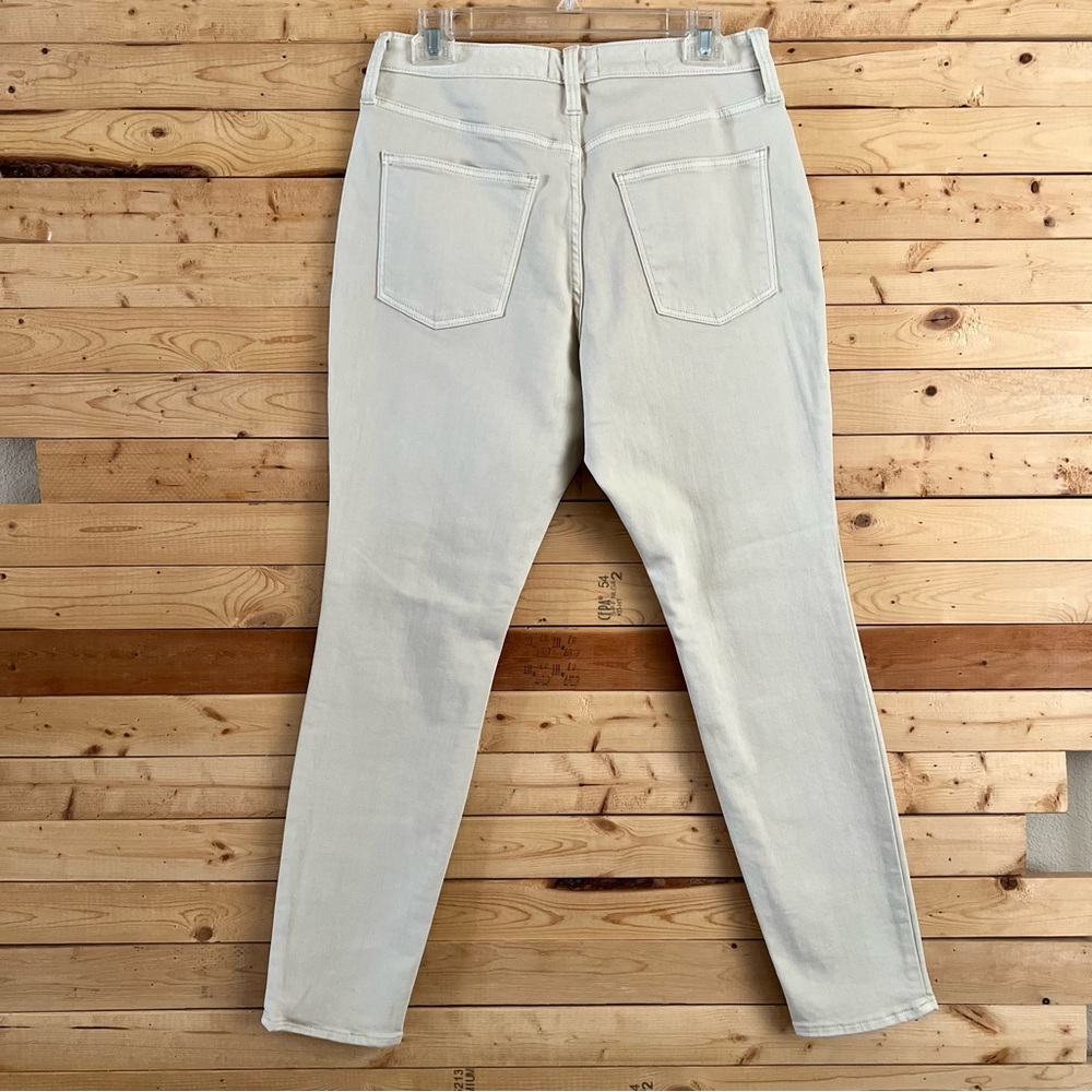 Universal Thread Women’s Cream Off White High Rise Skinny Denim Jeans Size 10R - Picture 11 of 11